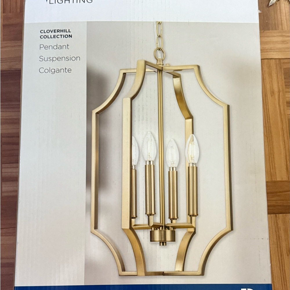 New: Progress Lightening Cloverhill Collection 60W 13.5 in. *Bulbs Not Included*